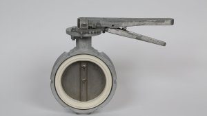 Ultraflo 400 Series Butterfly Valve - White Seat / S.S. Disk Body: