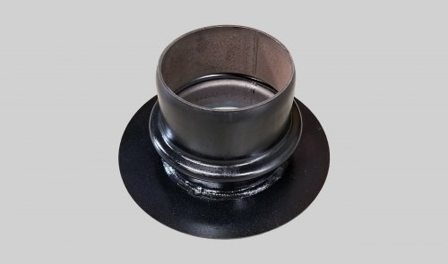 8" Vactor Flange x 6" Male Bush Hog