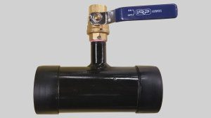 Carbon Steel Pipe Nipple with Brass Ball Valve - Blow Off