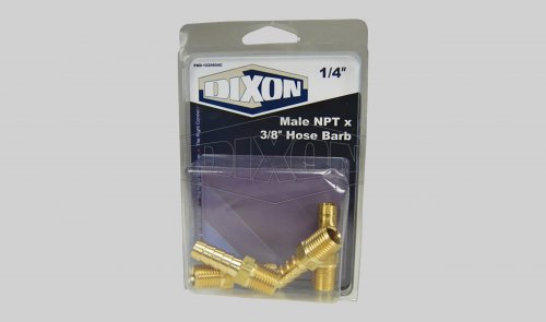 Male NPTF x 3/8" Hose Barb
